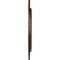 Ekena Millwork Loera Ceiling Medallion (Canopies up to 6 1/4"), 26 5/8"OD x 4 1/2"ID x 1 3/8"P, Root Beer Crackle CM26LORBC - alternate 3